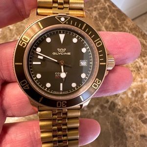 COPY - Glycine subcombat bronze watch